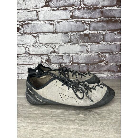 Mad Rock Phoenix Gray Synthetic Black Lace Rock Climbing Shoes Men’s 15M US/50EU - Picture 1 of 16
